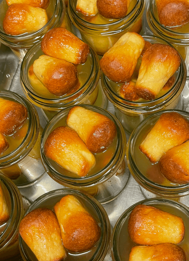 BABA AU LEVAIN NATUREL (5 PETITS BABAS DE 50GR) 250GR